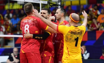 Македонските одбојкари победнички го отворија Европското првенство во Скопје
