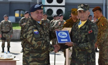 Ceremoni solmne në kazermën e Kumanovës me rastin e pranim-dorëzimit të detyrës së SEDM-së, SEERBRIG dje përvjetorit të formimit të Brigadës