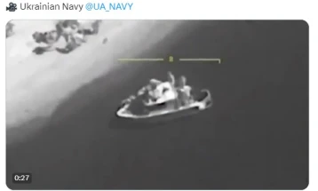 Украинците тврдат дека уништиле руски брод во Црното Море