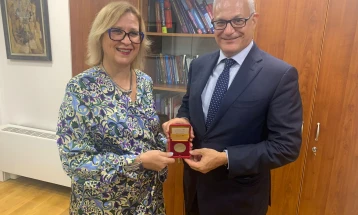 Deputy PM Grkovska meets Rome Mayor: N. Macedonia and Italy fostering friendly relations, deepening economic and cultural cooperation