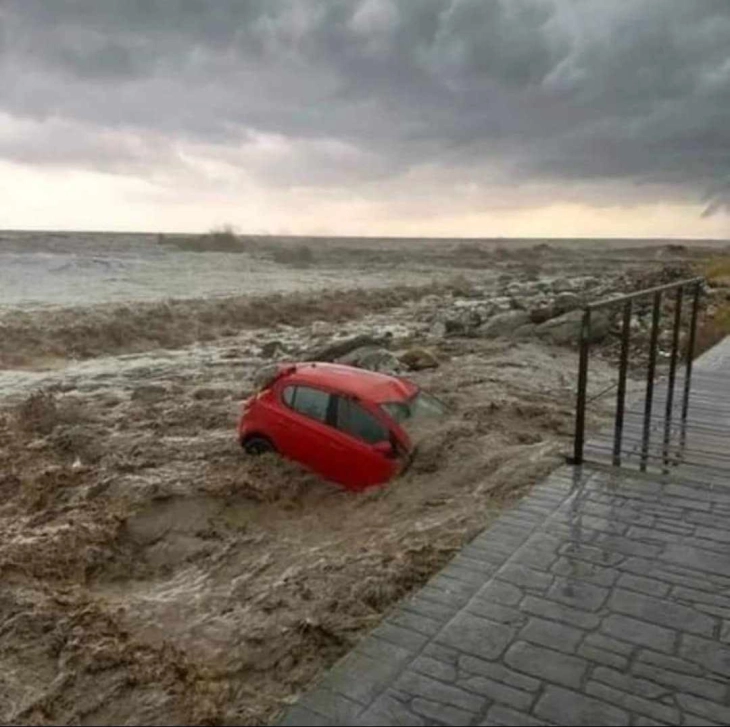 Кикиљас за невремето „Даниел“: Најекстремната појава во Грција во однос на максималното количество дожд