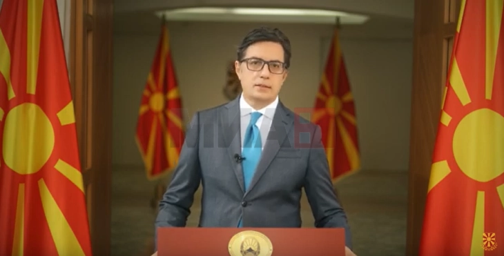 Pendarovski me rastin e 8 Shtatorit: Qoftë e përjetshme Republika e Maqedonisë, Gëzuar ditën e pavarësisë