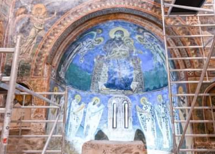 Greece and North Macedonia sign deal to save rare 12th century Byzantine frescoes