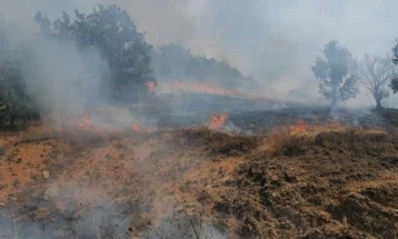 Силен пожар во село Латово во Македонски Брод