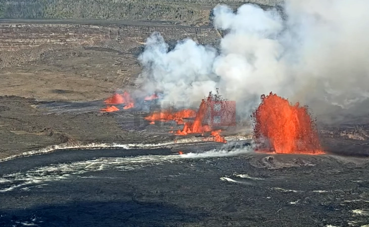 Vullkani Kilauea në Havai ka filluar të hedhë lavë të nxehtë pas një pauze dymujore