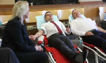 По 15-ти пат во Амбасадата на САД се одржа крводарителска акција по повод сеќавање на жртвите од нападите на 11 септември