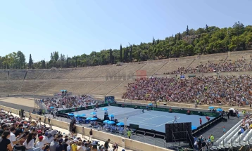 Античкиот олимписки стадион во Атина домаќин на натпреварите од Дејвис купот меѓу Грција и Словачка (фото)
