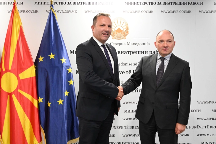 Minister Spasovski meets new Austrian Ambassador Martin Pammer