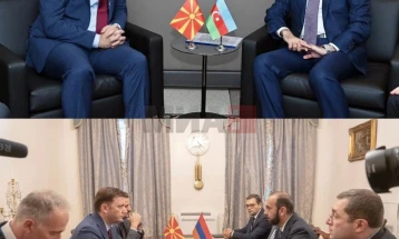 Османи на средби со министрите на Ерменија и Азербејџан: Употребата на сила за решавање на споровите е неприфатлива