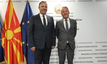 Spasovski në takimin e sotëm të punës me përfaqësues të Delegacionit nga Qendra Evropiane për Ndjekjen e Drogave dhe Varësive nga Droga