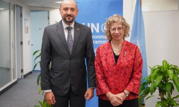 Вицепремиерот Битиќи во Њујорк оствари средба со Извршната директорка на УНЕП, Ингер Андерсен