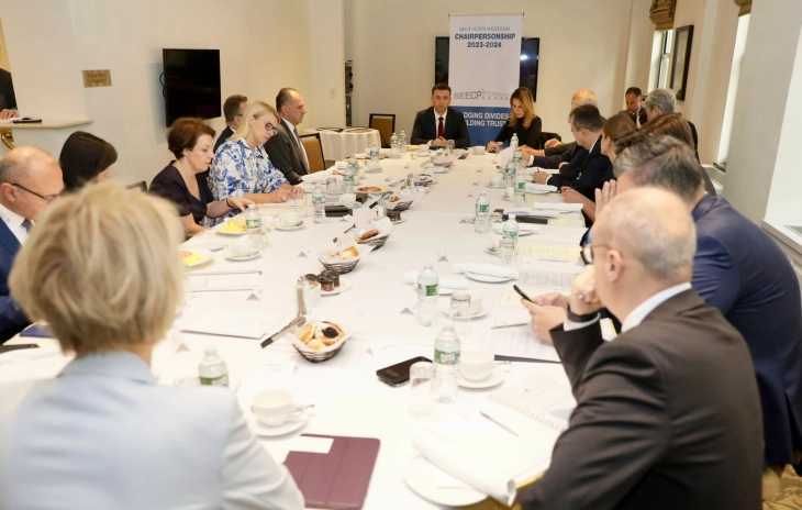 Osmani hosts working lunch for SEECP foreign ministers in New York