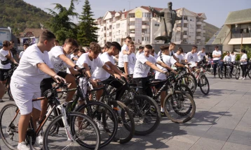 Со велосипедско дефиле во Струмица одбележана Европската недела на мобилност