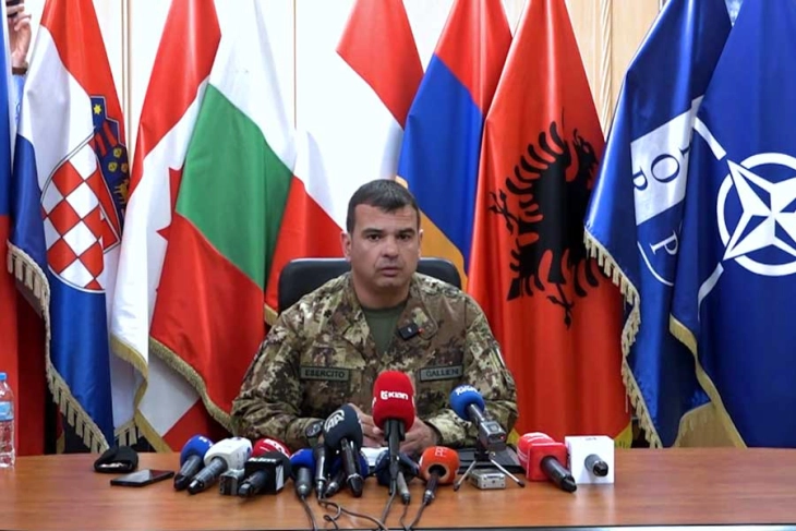 Галиени: КФОР не испрати дополнителни сили во северно Косово по инцидентите