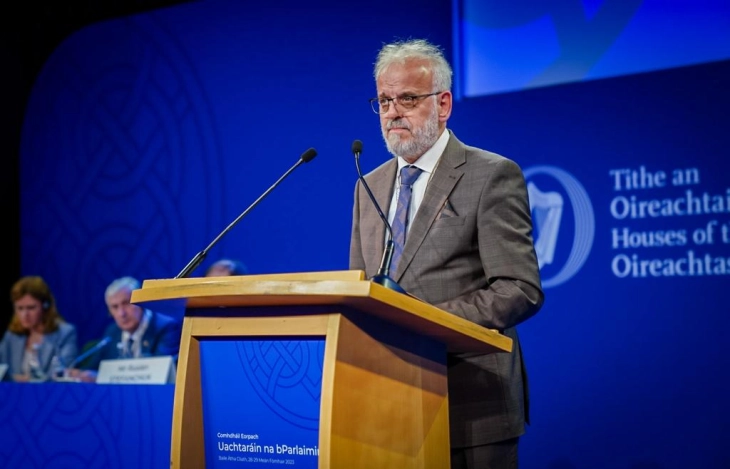 Обраќање на Џафери на Европската конференција на претседатели на парламенти во Даблин