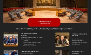 Хасани: Се чувствуваме горди што успешно претседававме со Советот за безбедност