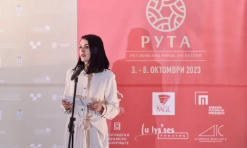 Костадиновска-Стојчевска: Драмски со фестивалот „Рута“ е уште еден мост за поврзување на регионот