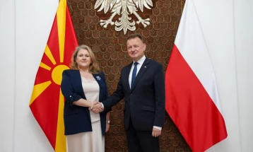 Petrovska - Błaszczak: North Macedonia and Poland ambitious in promoting defence cooperation