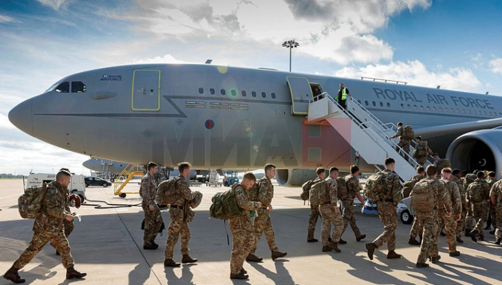 Контингент на дополнителни сили на НАТО пристигна во Косово 