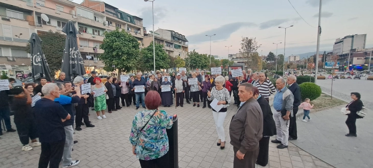 Protestë e re për pensione më të larta të pensionistëve nga Tetova pas tre javëve