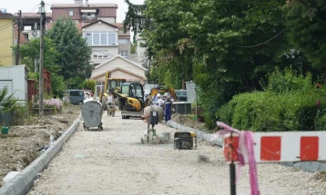 Градежни работи за реконструкција на дел од ул. „Столтенбергова“ во Скопје