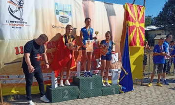 Дарио Ивановски и Андријана Поп Арсова победници на вториот атлетски маратон „11 Октомври Лозово 2023“