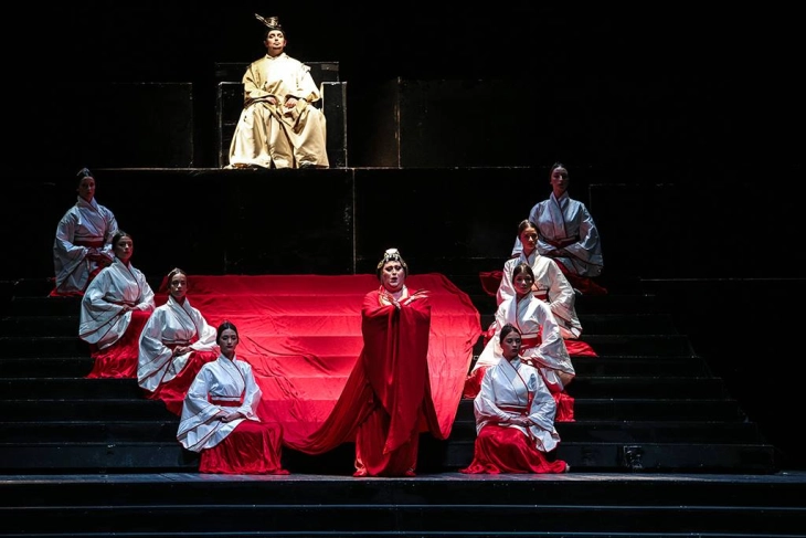Оперската претстава „Турандот“ од Џакомо Пучини во Национална опера и балет