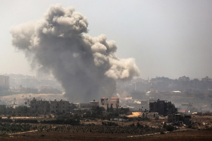Hamas says 70 killed in Israeli airstrike on evacuees