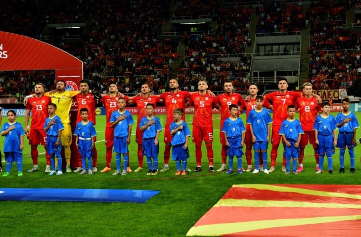 Futbollistët e Maqedonisë sot kundër Ukrainës në kualifikimet evropiane