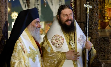Епископ г. Дамаскин од Романија во посета на Бигорски манастир
