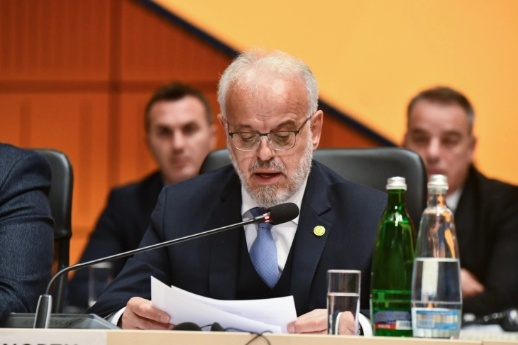 Speaker Xhaferi condemns ‘illegal elections’ in occupied Ukrainian territories at Crimea Platform Summit 