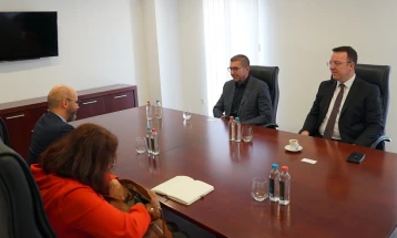 Средба на лидерот на ВМРО-ДПМНЕ Мицкоски со словенечкиот амбасадор Грегор Прескер