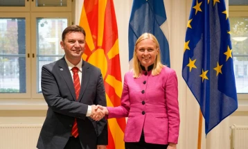 Osmani – Valtonen: Finland supports North Macedonia’s EU integration