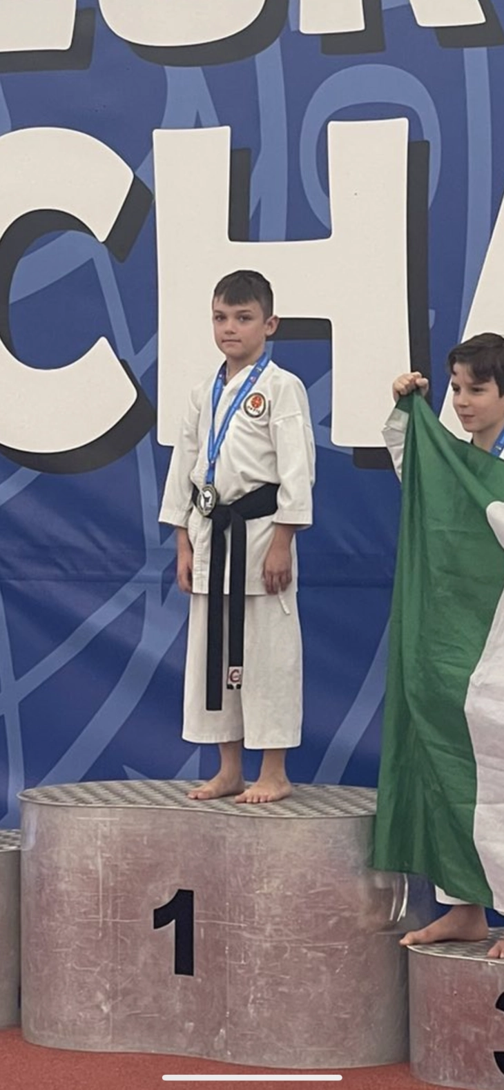 Филип Недев освои прво место во кати за деца на европскиот шампионат во традиционални карате