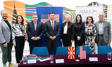 FM Osmani participates in Forum on Strategic Dialogue between North Macedonia and U.S.