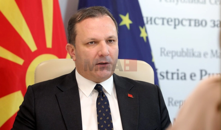 Spasovski: Prosperity of citizens depends on fulfillment of country’s obligations, including constitutional changes