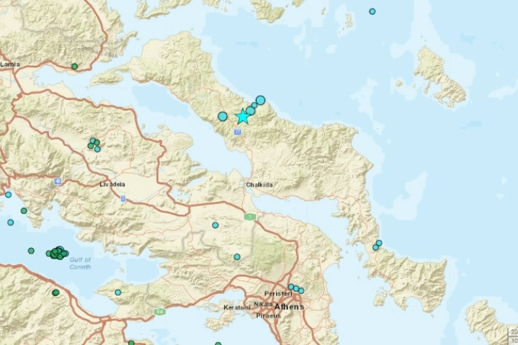 Земјотрес од 5,2 степени на грчкиот остров Евија, почувствуван и во Атина