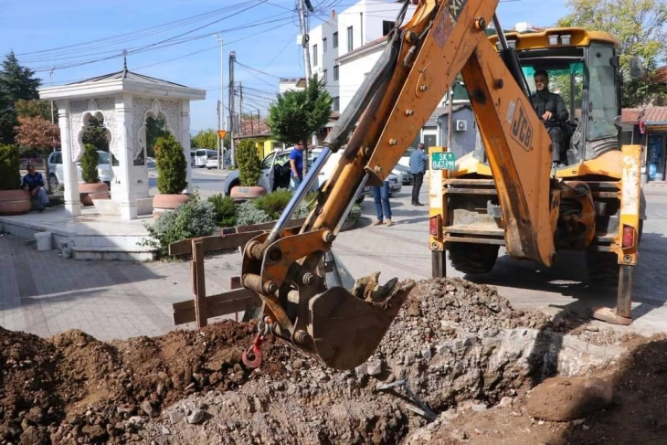 Реконструкција на водоводна мрежа на улици во Куманово