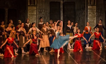 Балетската претстава „Есмералда“  од композиторот Чезаре Пуњи вечерва во НОБ