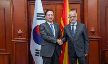 Xhaferi - Woo-taik: Need for opening of resident diplomatic offices in Skopje and Seoul