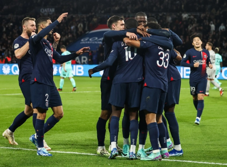 ПСЖ победи на пет натпревари по ред, постигнувајќи по три гола на секој од нив