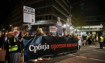 Во Белград 27-ми протест „Србија против насилството“