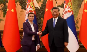 Брнабиќ - Џинпинг: Кина никогаш нема да го промени ставот за Косово, Си навести дека ќе дојде во Србија