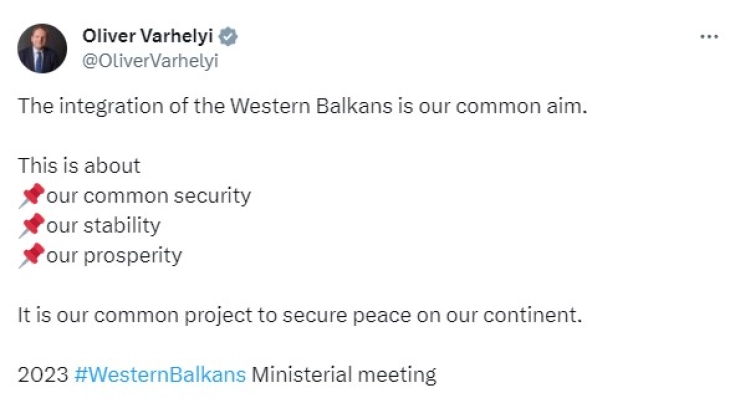 Varheji: Komisioni evropian është i gatshëm ta përshpejtojë integrimin e Ballkanit Perëndimor në BE