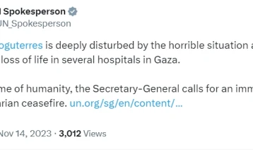 UN chief 'deeply disturbed' by Gaza hospital deaths