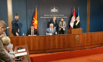 Северна Македонија и Србија потпишаа Меморандум за соработка за брза пруга од Ниш до Скопје