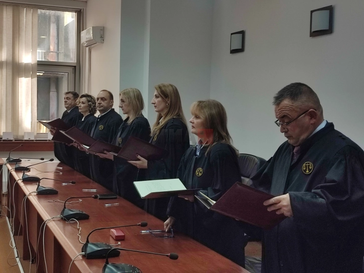 Седум судии избрани за претседатели на судови потпишаа свечени изјави во Судски совет 