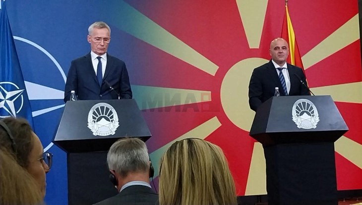 Stoltenberg: North Macedonia is a valued NATO ally