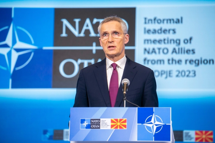 Stoltenberg: Important of choosing dialogue and diplomacy over conflict and war in the Western Balkans