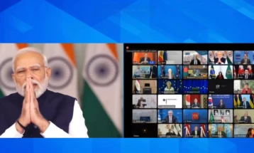Виртуелен Г20 Самит: Индискиот премиер Моди вели дека конфликтот меѓу Израел и Хамас не смее да прерасне во поширок конфликт
